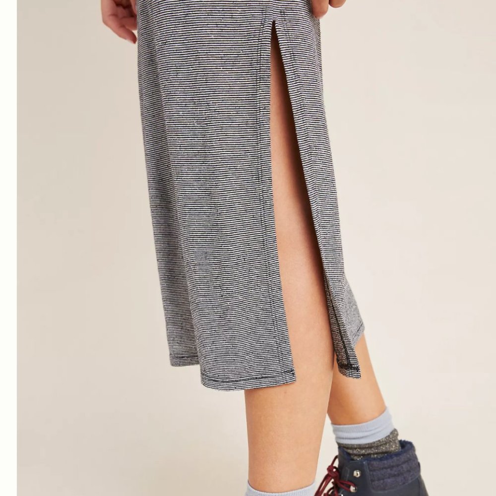 NWT anthropologie cloth & stone striped tee dress S - Picture 2 of 6